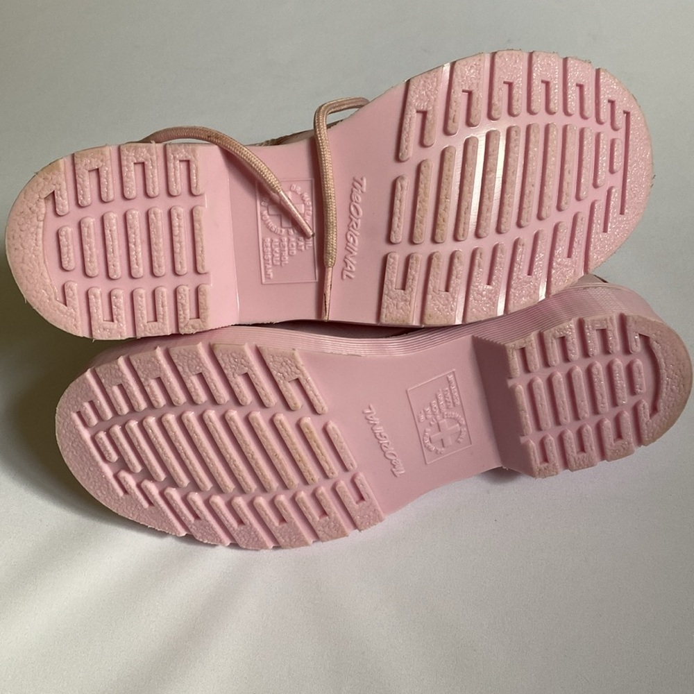 Dr. Martens Shoes 1460 Pascal Women's Pink Chalk Boots Moto size 5 - Picture 10 of 16